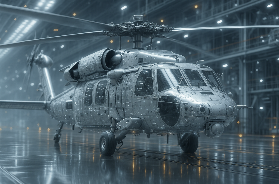 Black Hawk Helicopter Dapatech Manufacturing